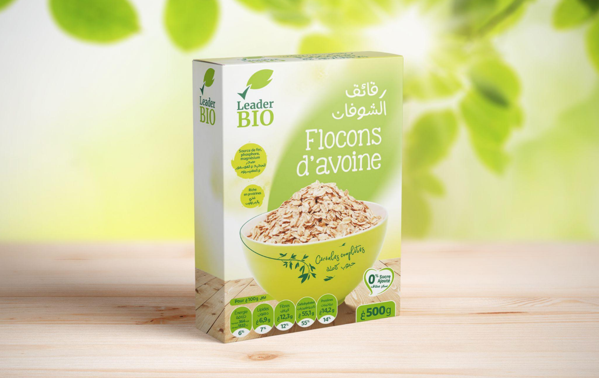 Flocons d'avoine LeaderBio